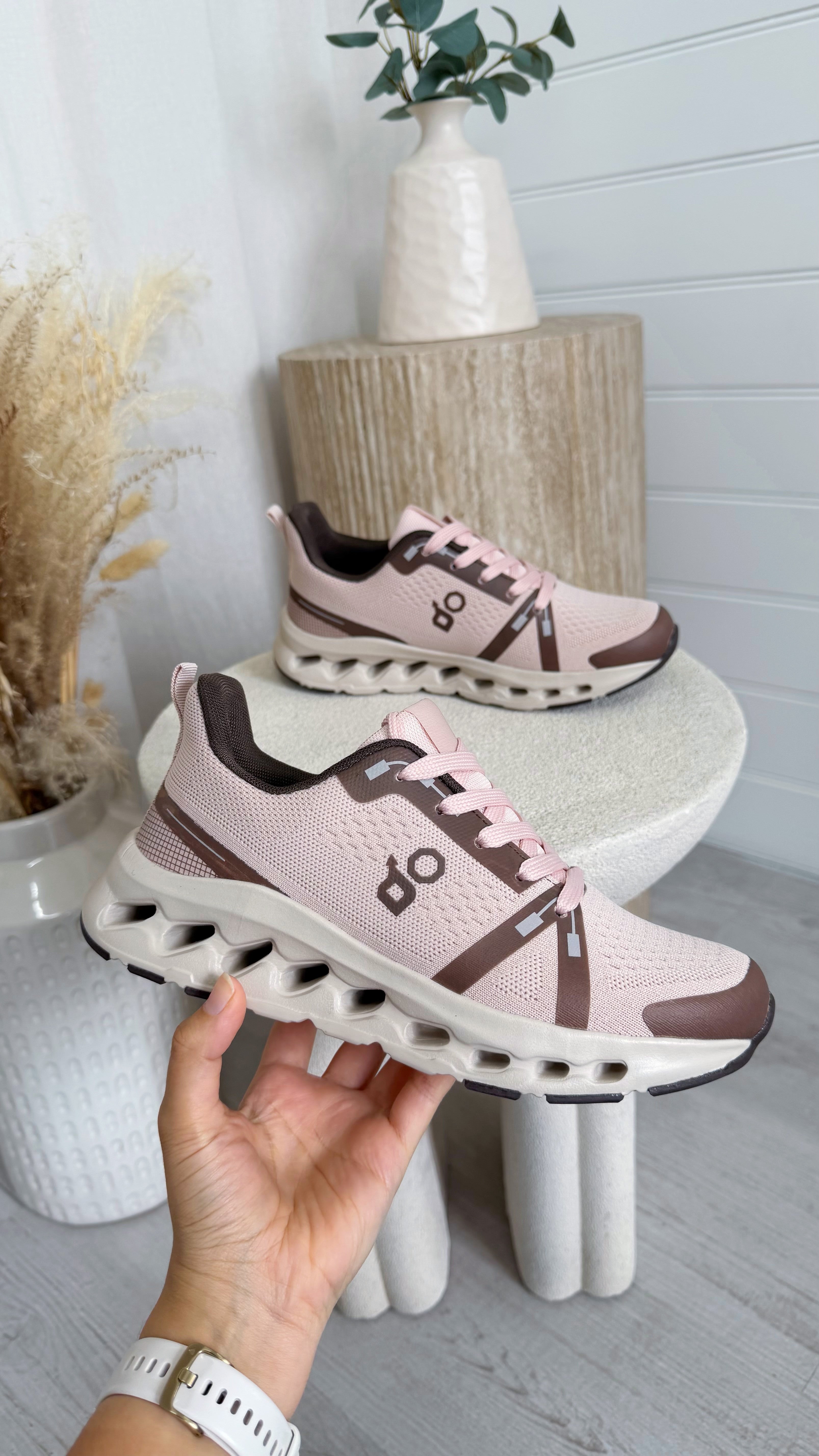 Foam Sole Running Trainers - PINK
