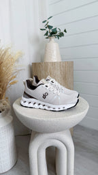 Foam Sole Running Trainers - BEIGE