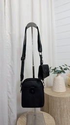 PU Mini Crossbody Bag - BLACK