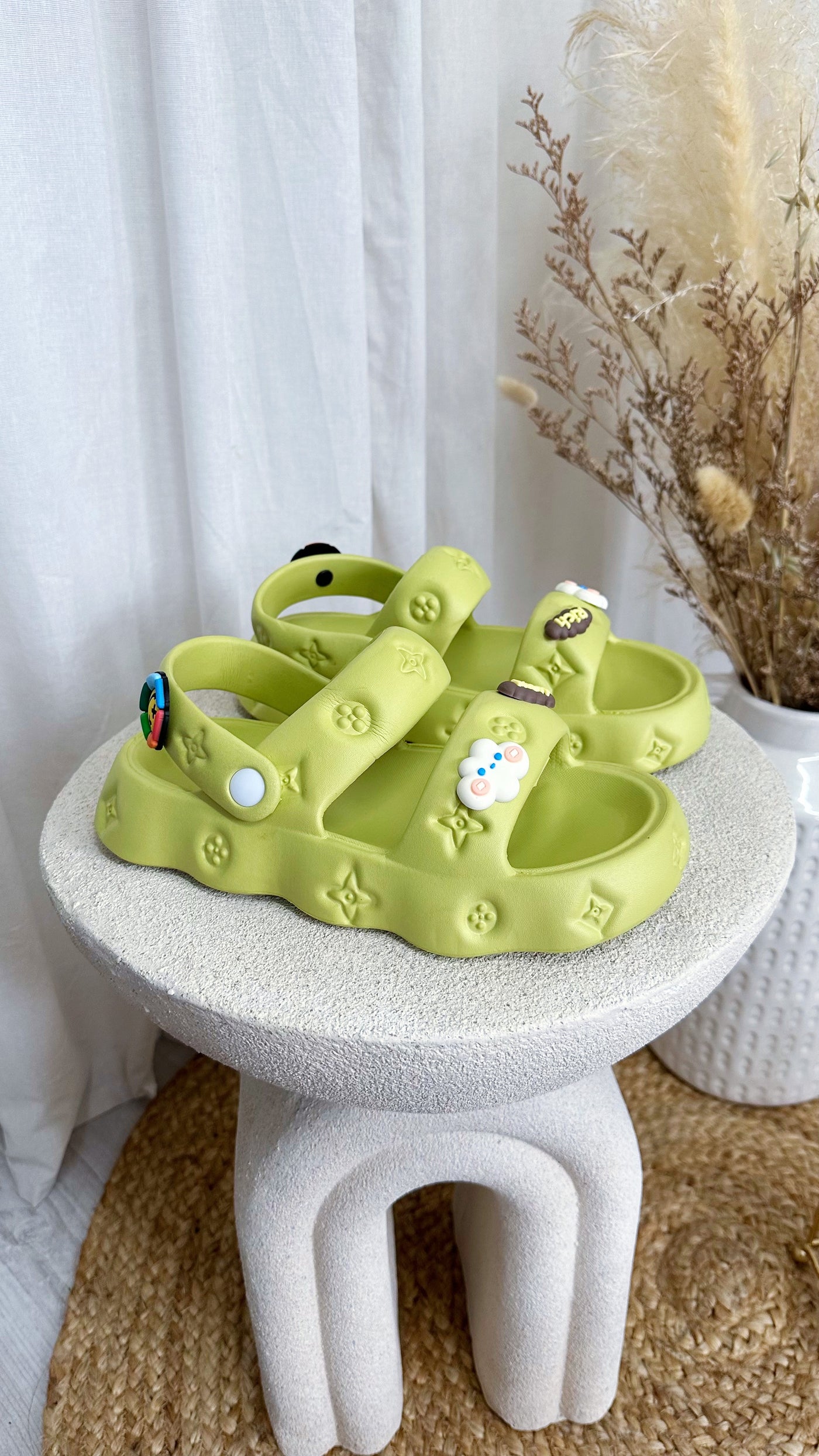 Retro Cloud Foam Sandals - SAGE