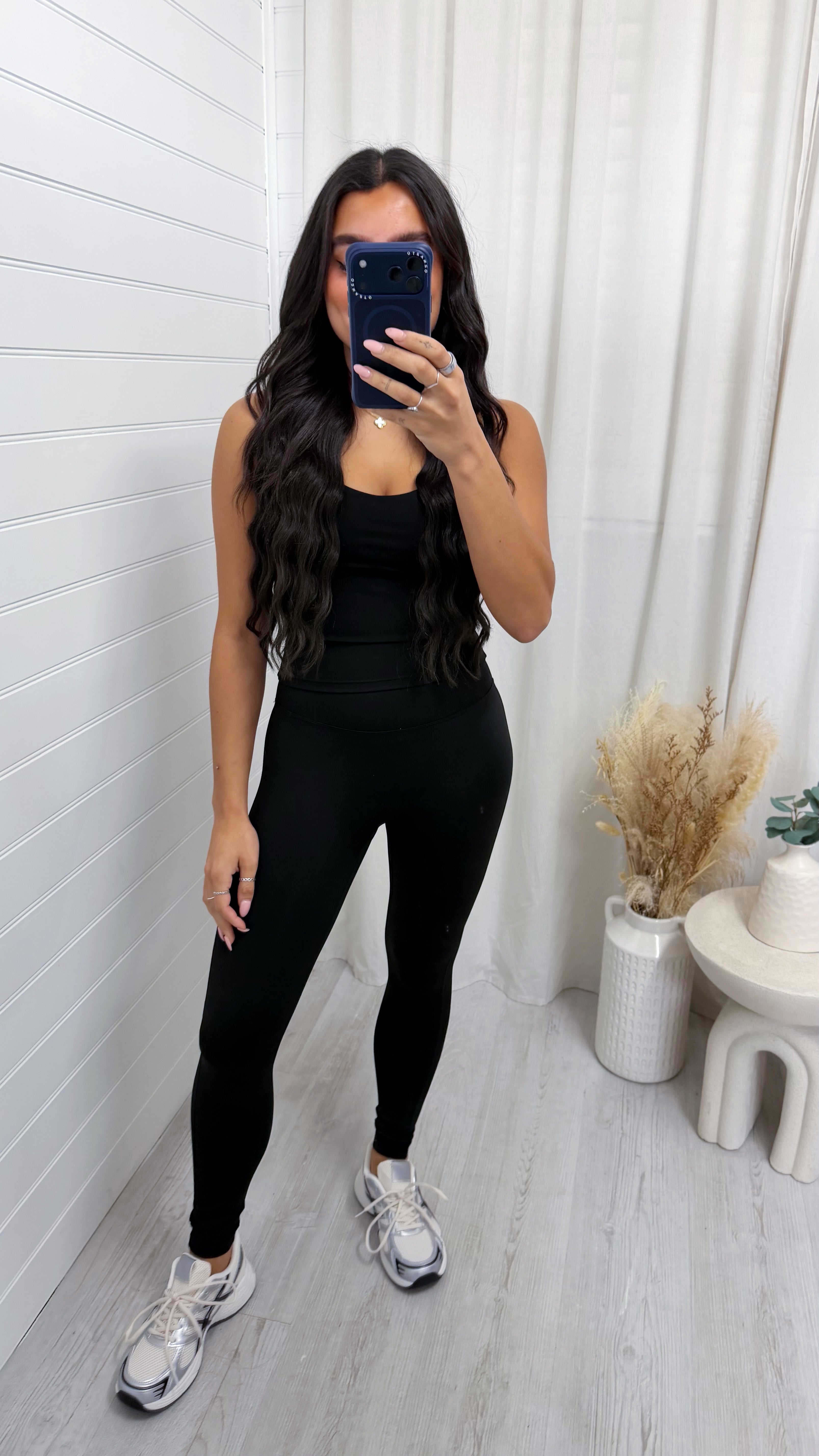 Criss Cross Bralette and Leggings Gym Co-Ord - BLACK