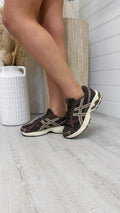 Gum Sole Mesh Trainers - BROWN