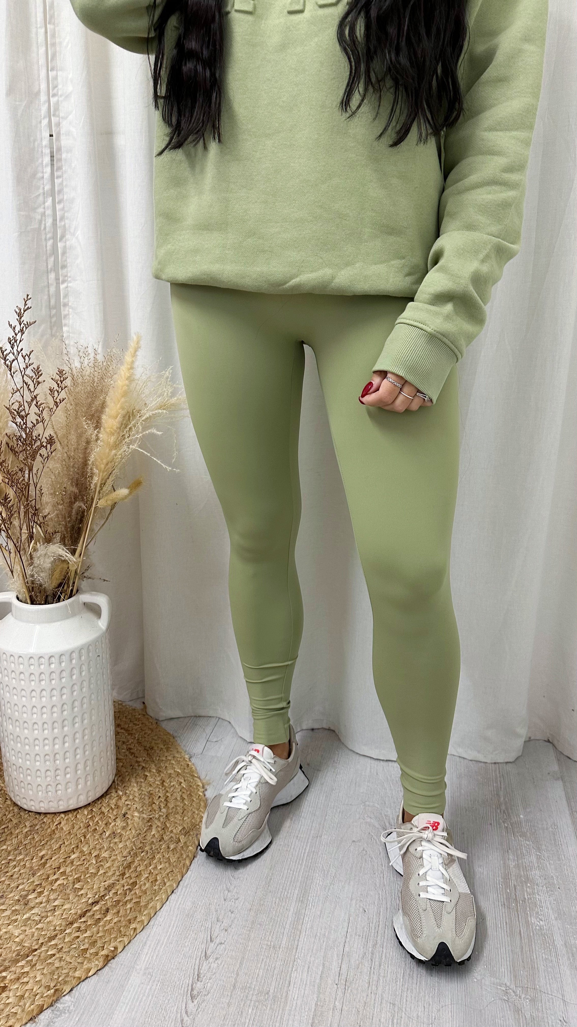 Body Sculpting Active Leggings - SAGE