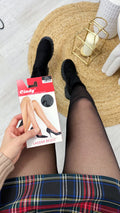 20 Denier Ladder Resist Tights - BLACK