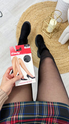 20 Denier Ladder Resist Tights - BLACK