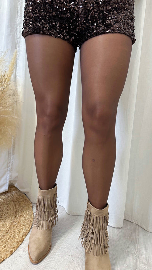 20 Denier Sheer Tights - BROWN