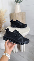 Foam Sole Running Trainers - BLACK