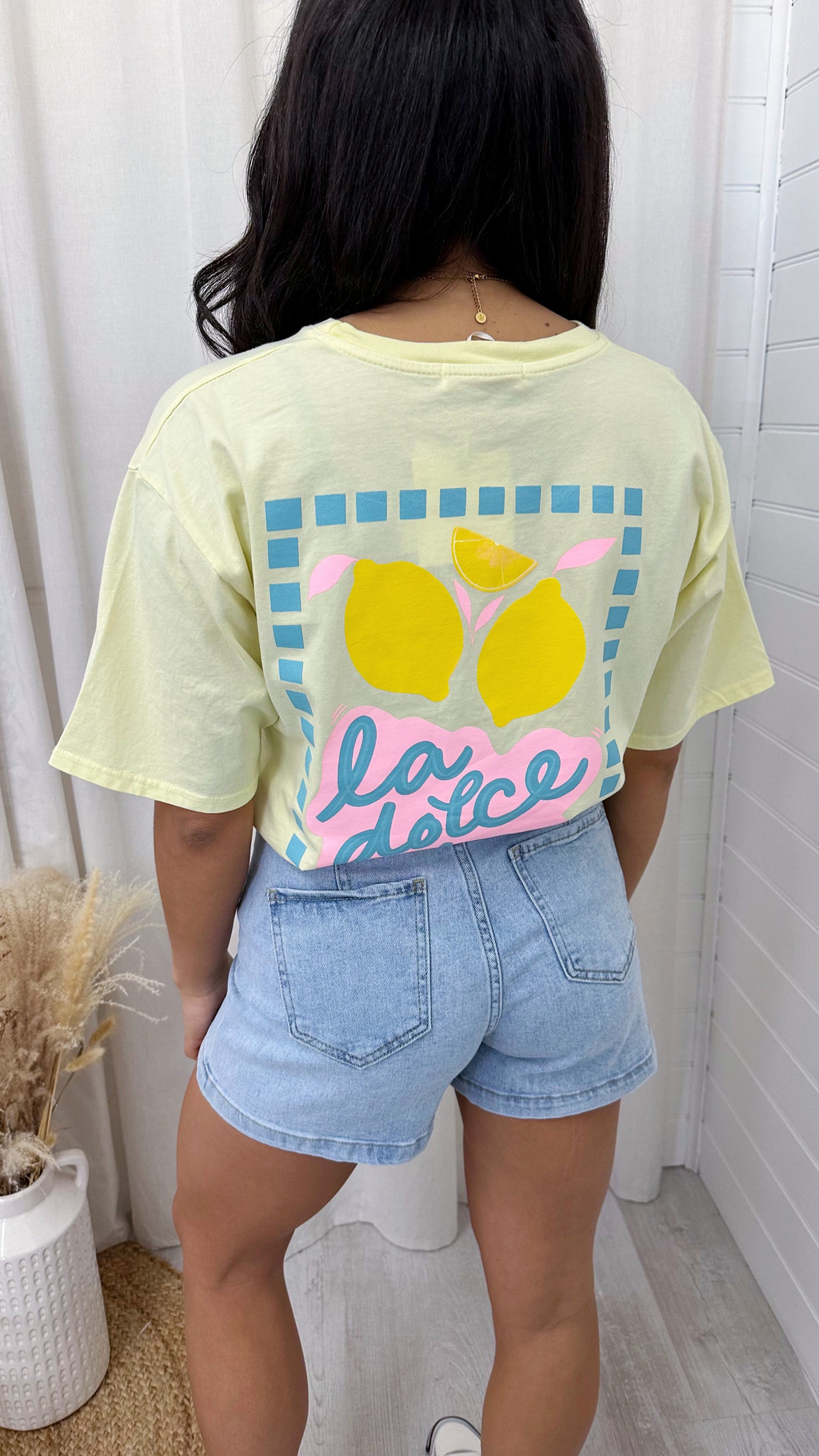 La Dolce Vita Graphic T-Shirt - LEMON