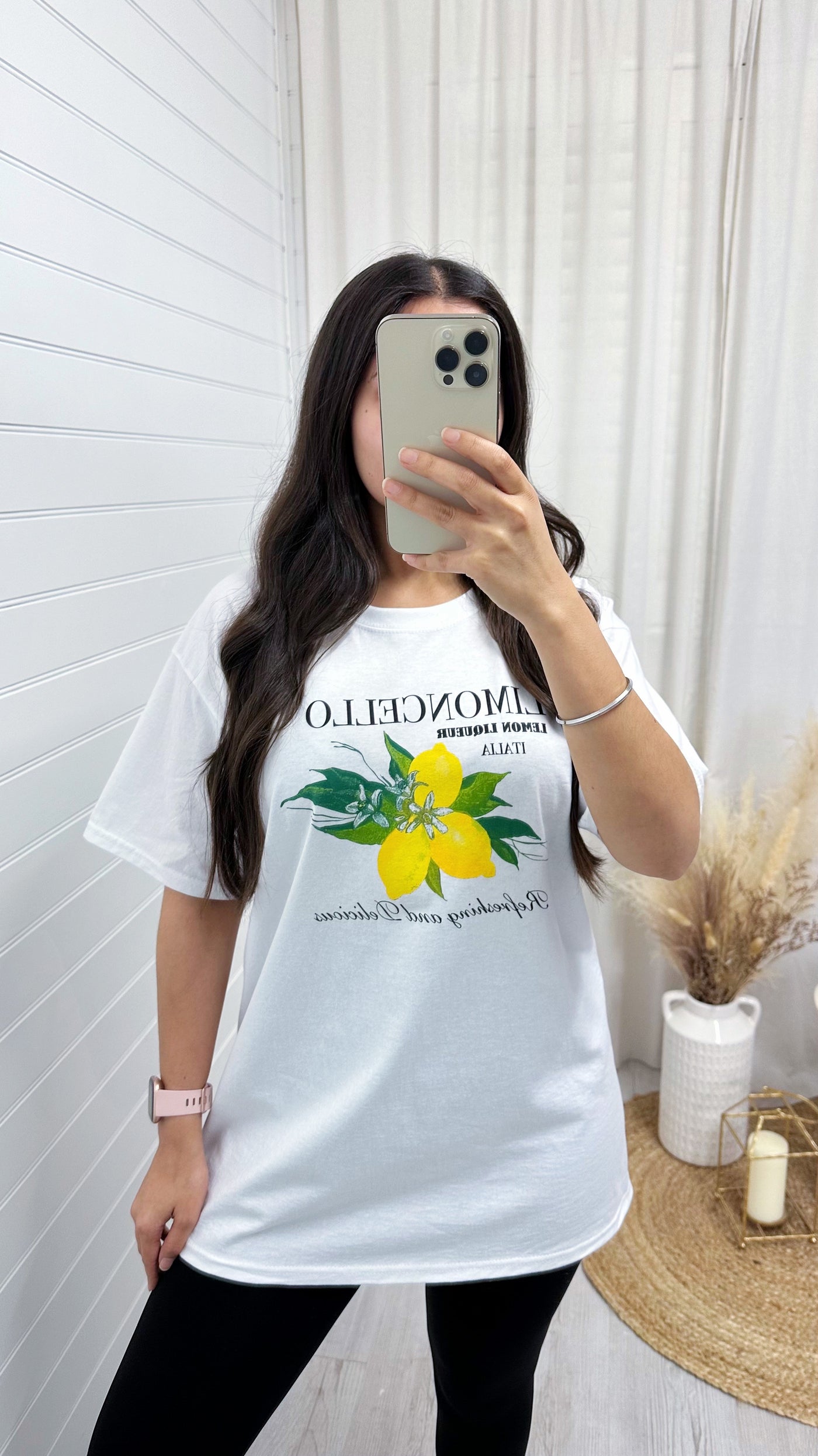 Limoncello Oversized Lemon T-Shirt - WHITE