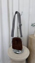 Mini Crossbody Bag - BROWN