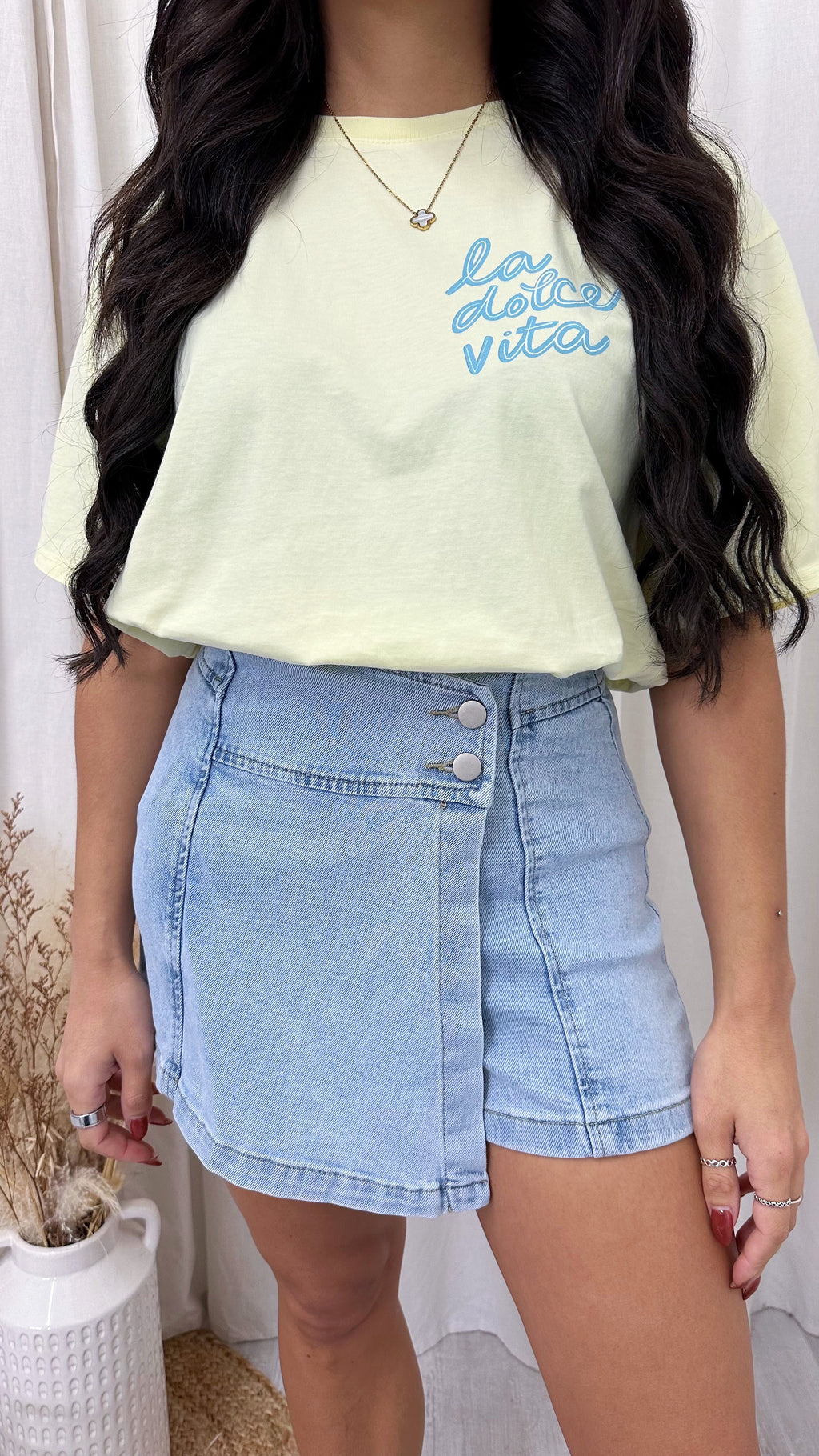 La Dolce Vita Graphic T-Shirt - LEMON