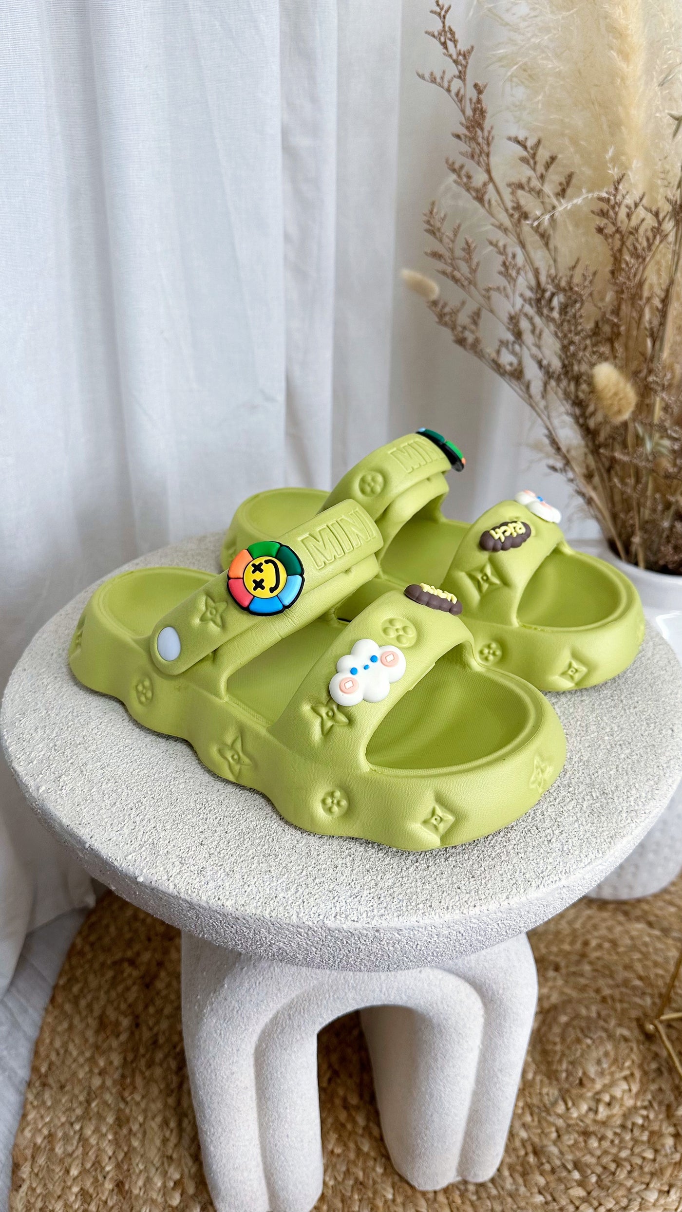 Retro Cloud Foam Sandals - SAGE