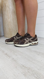 Gum Sole Mesh Trainers - BROWN