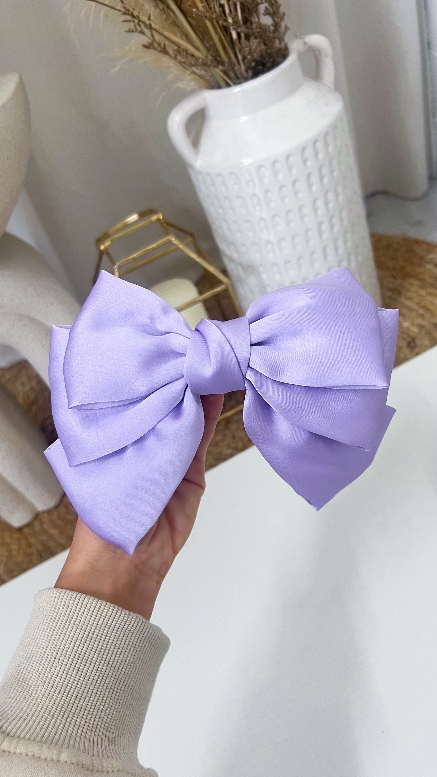 Large Hair Bow - LILAC