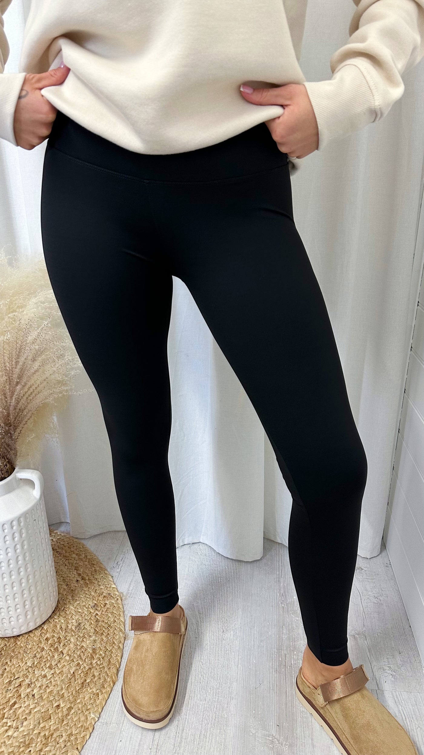 Body Sculpting Active Leggings - BLACK