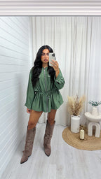 Lightweight Cargo Shacket - KHAKI