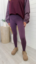 Body Sculpting Active Leggings - PLUM