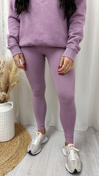 Body Sculpting Active Leggings - LILAC