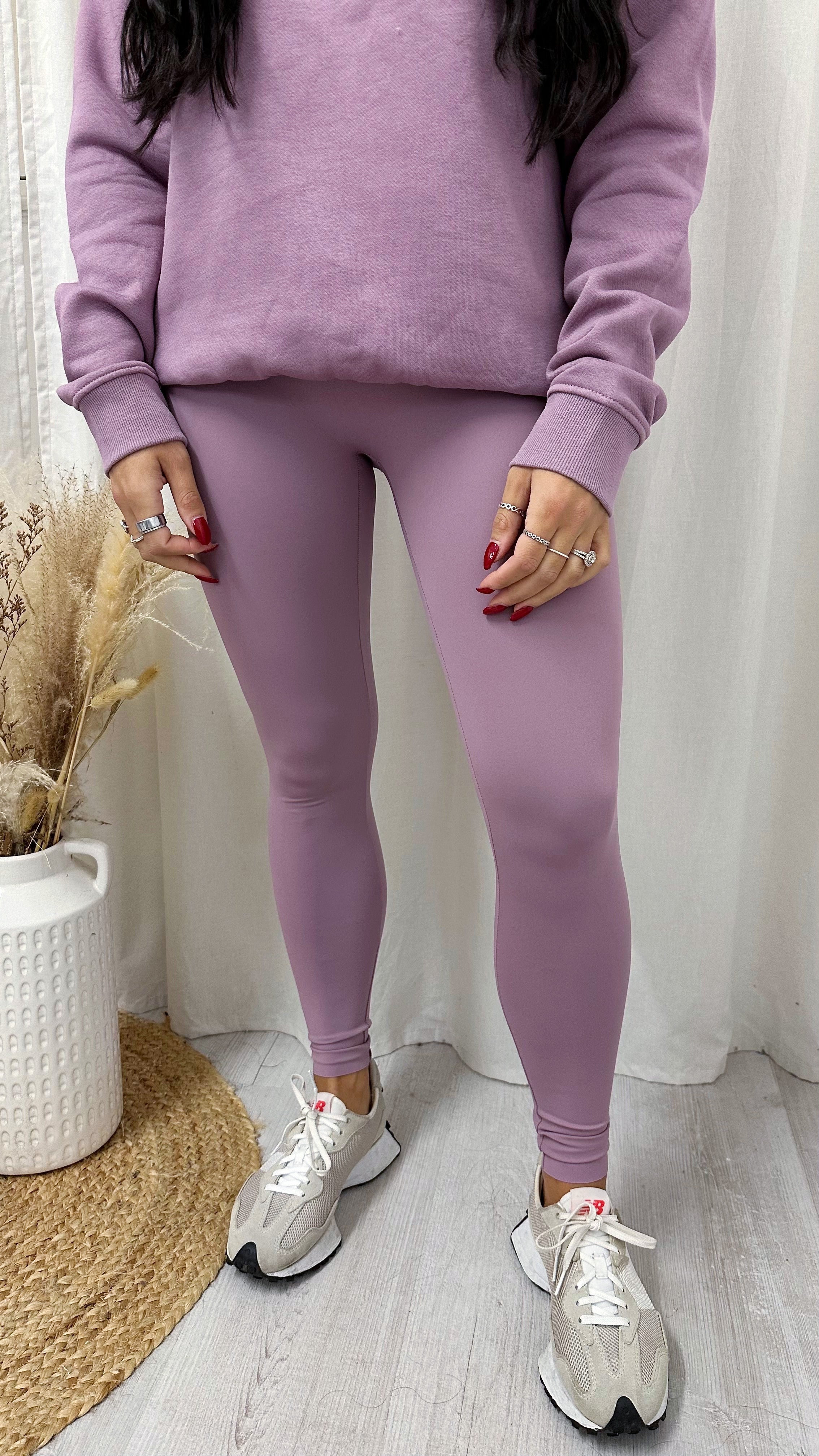 Body Sculpting Active Leggings - LILAC