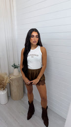 Le Marais Beaded Vest Top - WHITE