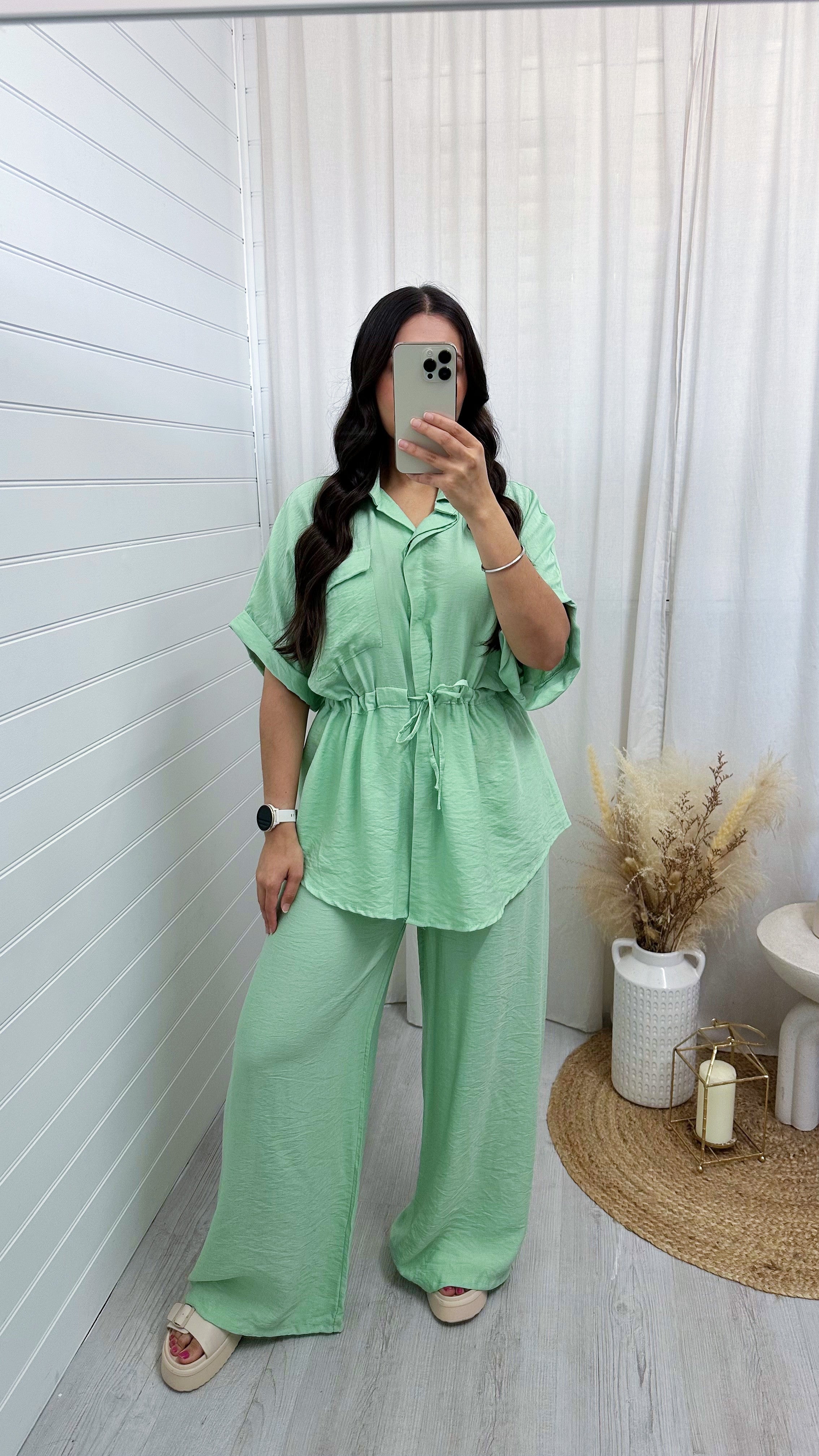 Shacket and Trousers Co-Ord - MINT