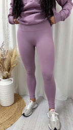 Body Sculpting Active Leggings - LILAC