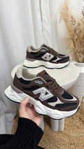 Bubble Sole Chunky Trainers - BROWN