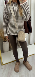 Mini Crossbody Bag - BEIGE